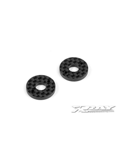 Rondelles carbone 2.5mm pour pare choc - XRAY - 371349