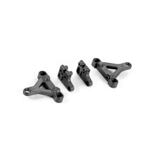 Composite Front Upper Arm Mount - Right - Graphite - XRAY - 372012