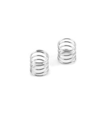 Ressorts hélicoïdale axe 4mm C 0.9 - Argent (2) - XRAY - 372191