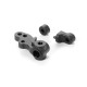 X1 Composite Steering Block - 3-Hole & Backstops - XRAY - 372213