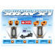 X1 Alu 1 Dot Bushing - Caster 3-12 (3) - XRAY - 372328