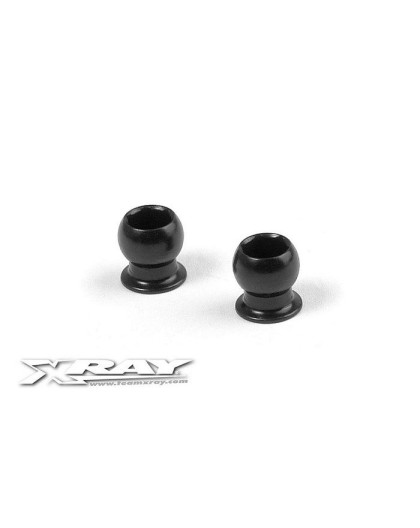 Pivot Ball Universal 4.9 mm - Hudy Spring Steel (2) - XRAY - 372651