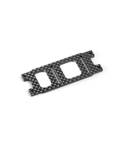 X1'17 Graphite Rear Wing Mount 2.5mm - XRAY - 373034