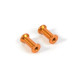 ALU REAR BRACE MOUNT 13MM - ORANGE (2) - 373073-O - XRAY