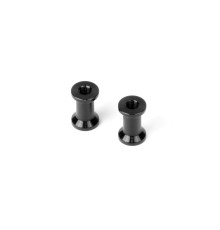 Alu Rear Brace Mount 10.5mm - Black (2) - XRAY - 373075
