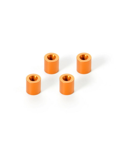 ALU STAND M3 6x6.4MM - ORANGE (4) - 373121-O - XRAY