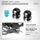Alu Ball End 6.0mm With Hex - Swiss 7075 T6 (2) - XRAY - 373246