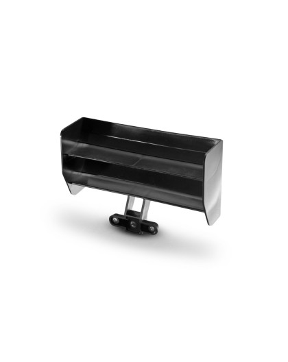 X1 COMPOSITE REAR WING - LIGHTWEIGHT & WIDE - BLACK - 373514-K - XRAY