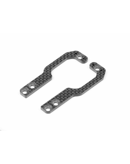 X1'23 Graphite Wing Holder Side Plate 2.5mm (L+R) - XRAY - 373526