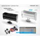 X1 COMPOSITE REAR WING - LIGHTWEIGHT & WIDE - BLACK - 373514-K - XRAY
