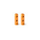 X12 ALU SERVO MOUNT - ORANGE (2) - 376257-O - XRAY
