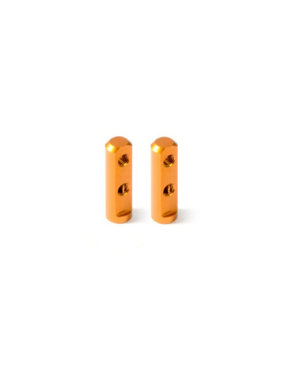 X12 ALU SERVO MOUNT - ORANGE (2) - 376257-O - XRAY