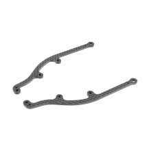 X1'24 Side Brace - Graphite 2.5mm (2) - XRAY - 376332