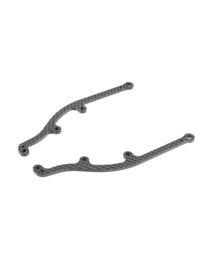 X1'24 Side Brace - Graphite 2.5mm (2) - XRAY - 376332