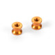 ALU MOUNT 6.0MM - ORANGE (2) - 376366-O - XRAY