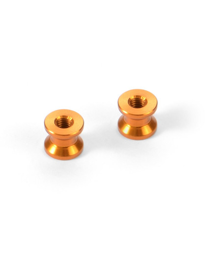 ALU MOUNT 6.0MM - ORANGE (2) - 376366-O - XRAY