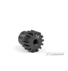STEEL PINION GEAR 14T / 48 - 385614 - XRAY