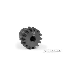 STEEL PINION GEAR 15T / 48 - 385615 - XRAY