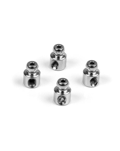M18T NICKEL COATED PIVOT BALL 4.2 MM TYPE E (4) - 387543 - XRAY