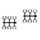 Clips réglage amortisseurs (2) - XRAY - 388111