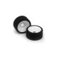 REAR FOAM TIRE MOUNTED WITH HEX HUB (40DEG) - MEDIUM - 389543 - XRAY