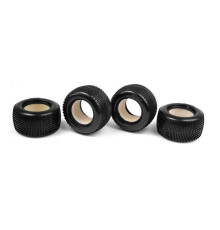 MICRO TRUCK M18T PIN TIRE & INSERT (4+4) - 389610 - XRAY