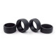RUBBER TIRES + INSERTS, F+R (40DEG) - 389640 - XRAY