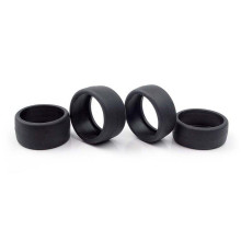 RUBBER TIRES + INSERTS, F+R (40DEG) - 389640 - XRAY