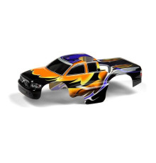 BODY 1/18 NITRO MT - PAINTED & TRIMMED - DRAGONFIRE - ORANGE - 389763