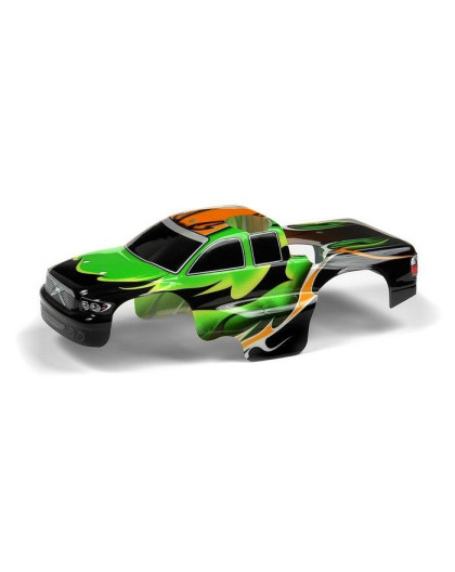 BODY 1/18 NITRO MT - PAINTED & TRIMMED - DRAGONFIRE - GREEN - 389766 