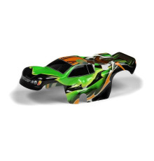 BODY 1/18 NITRO TRUCK - PAINTED & TRIMMED - DRAGONFIRE - GREEN - 3897