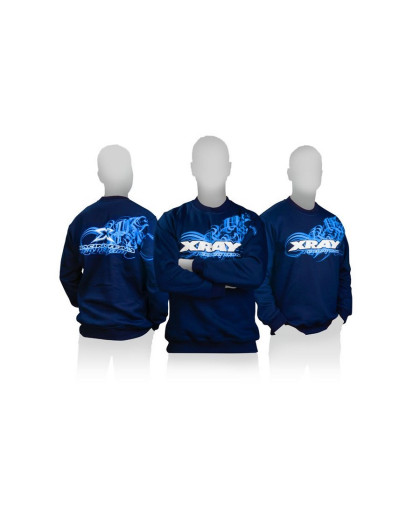 XRAY BLUE SWEATER (S) - XRAY - 395411