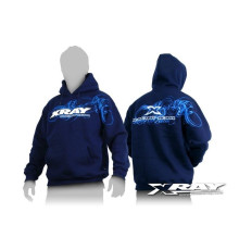 XRAY SWEATER HOODED - BLUE (XL) - XRAY - 395500XL