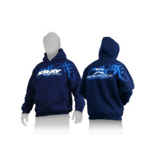 XRAY SWEATER HOODED - BLUE (XS) - XRAY - 395500XS