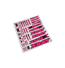 Xray Sticker For Body - Neon Red - XRAY - 397314