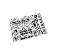 XRAY XB8 STICKER FOR BODY - WHITE - 397359 - XRAY