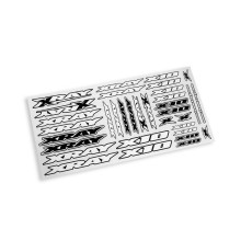 Xray X10 Sticker For Body - White - XRAY - 397371