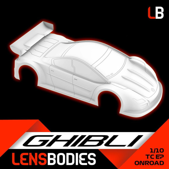 Carrosserie Lens 1/10 Touring Ghibli Light - HOT RACE
