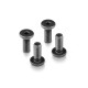 HEX SCREW FLAT HEAD CAP FHS M4x10 (4) - XRAY - 912410