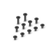 Kit visserie acier SFH 110 deg châssis X12 371125 - XRAY - 913301