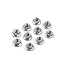 Nut M4 With Serrated Flange (10) - XRAY - 960240