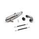 MUFFLER 3.5cc EFRA 2131 + MANIFOLD - MEDIUM - CHROME - 659505 - FX