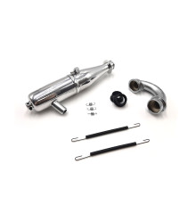 MUFFLER 3.5cc EFRA 2131 + MANIFOLD - MEDIUM - CHROME - 659505 - FX