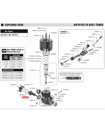 TUNED CRANKSHAFT 3 DOTS - FX - 662105-T