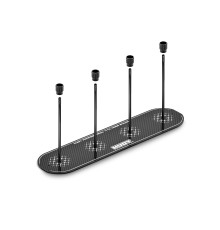 Hudy Carbon Tire Stand 4X + Hard Case - 1/10 Tc - HUDY - 105015