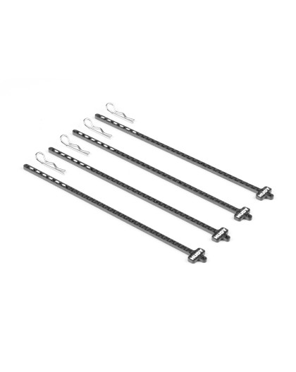 Carbon Tire Stick 1/10 On & Off-Road 4mm Hole (4) - HUDY - 105120
