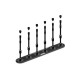 Hudy Carbon Tire Stand 6X + Hard Case - 1/12 - HUDY - 105035