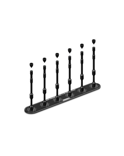 Hudy Carbon Tire Stand 6X + Hard Case - 1/12 - HUDY - 105035