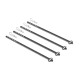 Carbon Tire Stick 1/10 On & Off-Road 5mm Hole (4) - HUDY - 105121