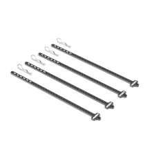 Carbon Tire Stick 1/10 On & Off-Road 5mm Hole (4) - HUDY - 105121